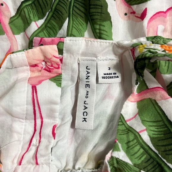 Janie and Jack Pink Flamingo Dress - Picture 8 of 13